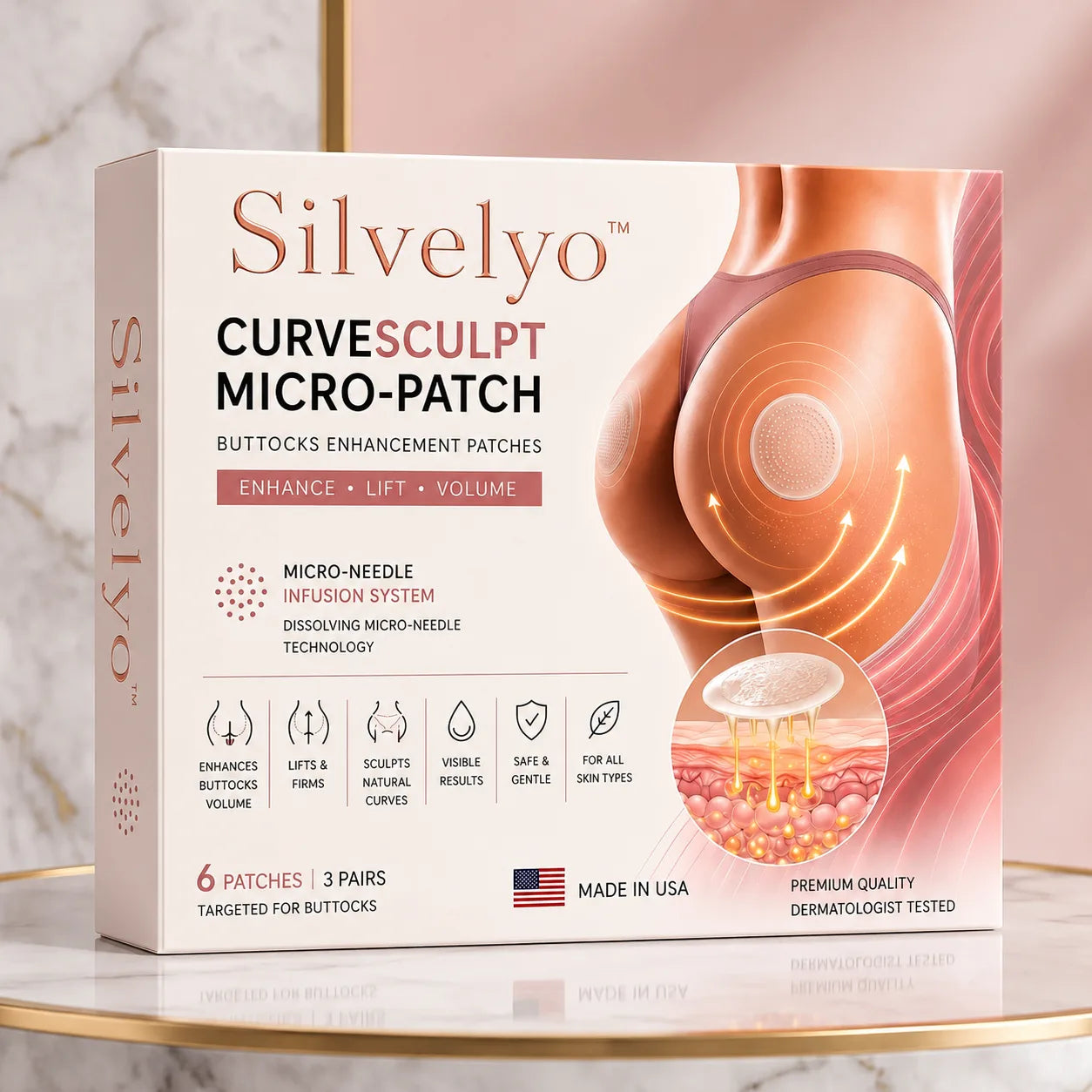 💥Selling out soon🔥-Ovelisy™ CurveSculpt Micro-Patch ✦ Sculpt • Firm • Smooth Lower Body Curves ✦ Micro-Needle Infusion System