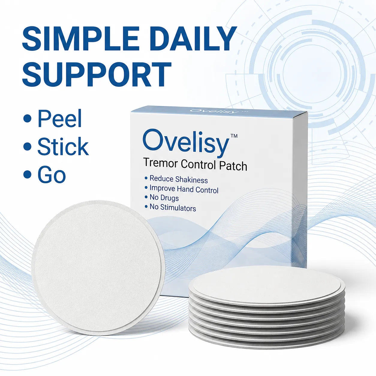 💥110K+ SOLD💕Ovelisy Tremor Control Patch