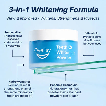 🔥Limited 49% off - Dentist-Approved Teeth Whitening Powder