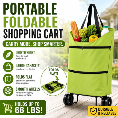 Foldable Shopping Cart - A Better Way to Shop, Every Day!