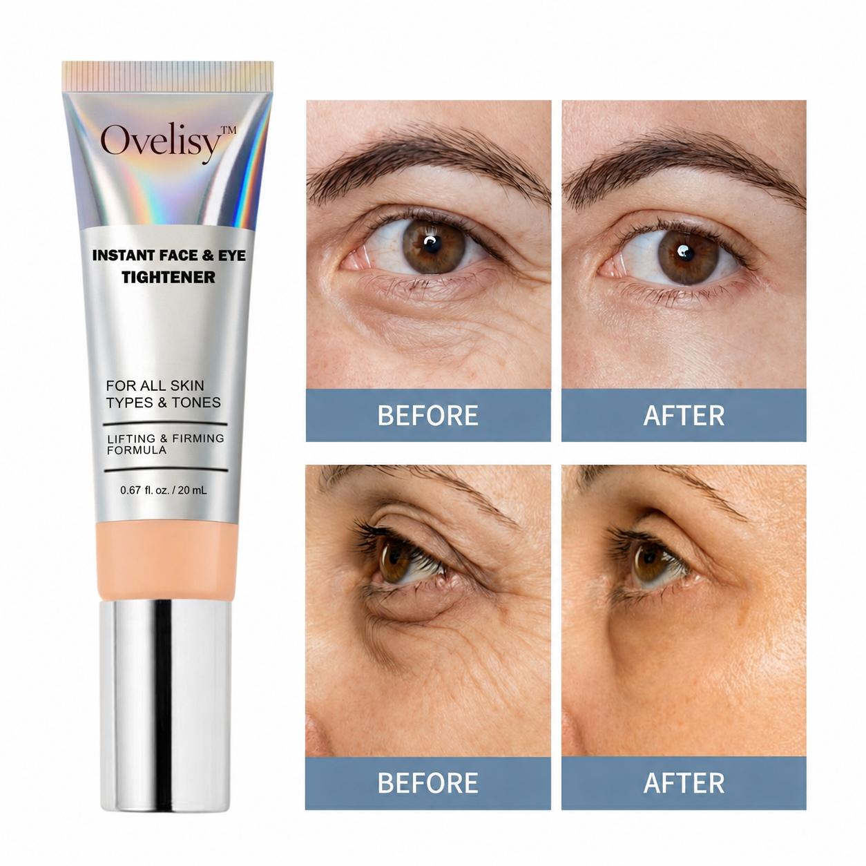 Ovelisy™ Instant Face Temporary Tightener – Instant visible results in 60 seconds