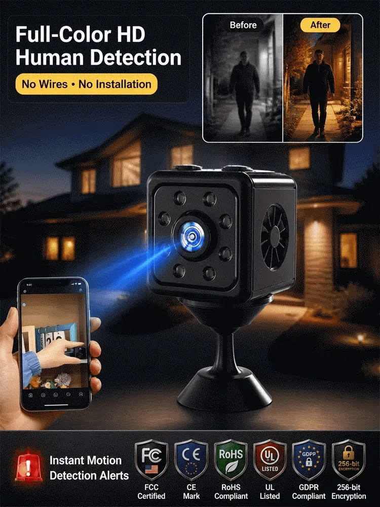 1080P Wi-Fi Surveillance Camera with Night Vision