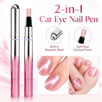 🎁Velvet Cat Eye Gel Nail Pen– Easy DIY Manicure Anytime