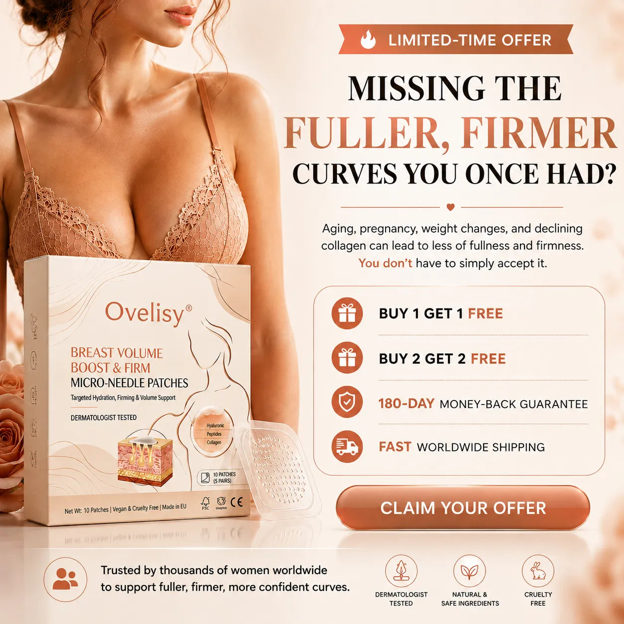 Breast Enhance Mentmicroneedle Patch