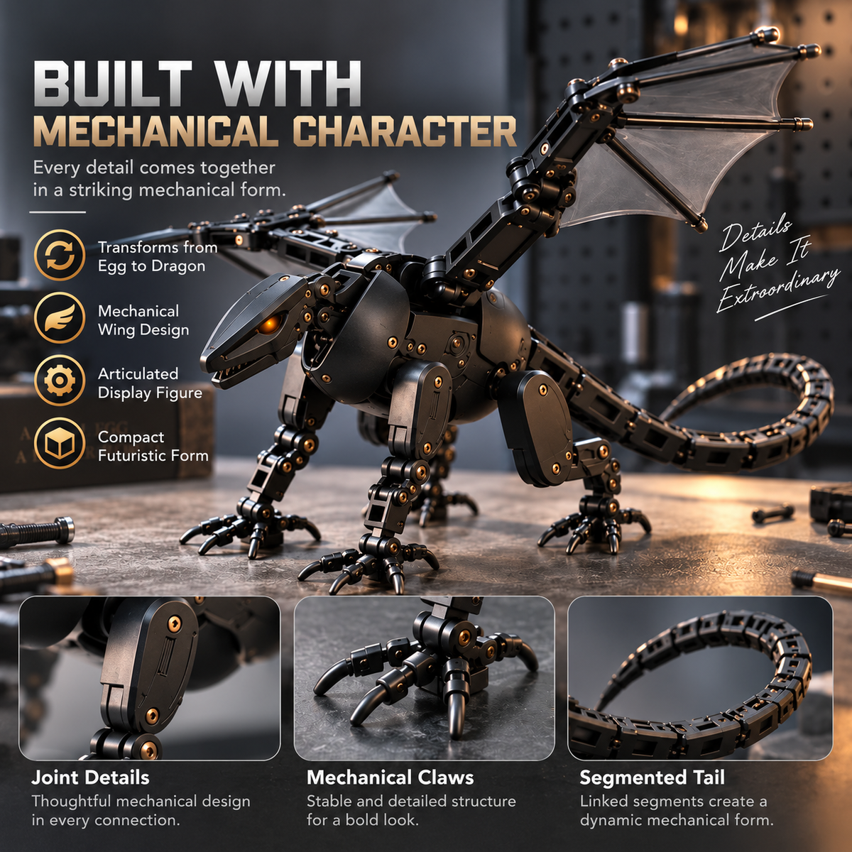 🐉⚡ Transforming Dragon Egg – Hatch a Powerful Mechanical Dragon! 🥚🔥