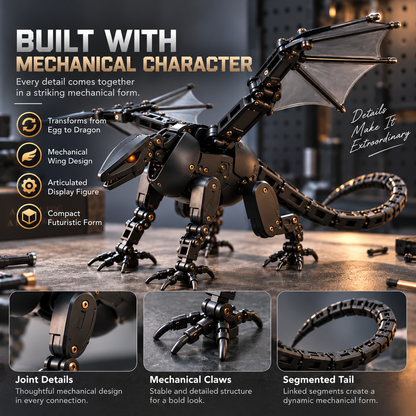 🐉⚡ Transforming Dragon Egg – Hatch a Powerful Mechanical Dragon! 🥚🔥