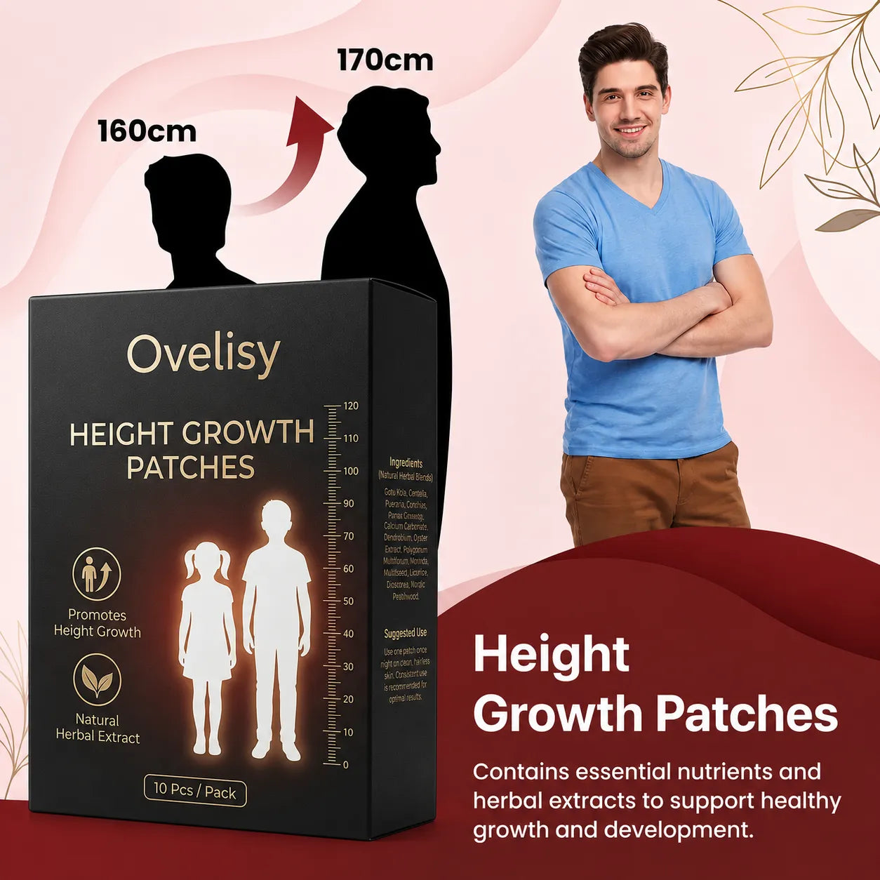 HEIGHT GROWTH  PATCHES  | Ovelisy