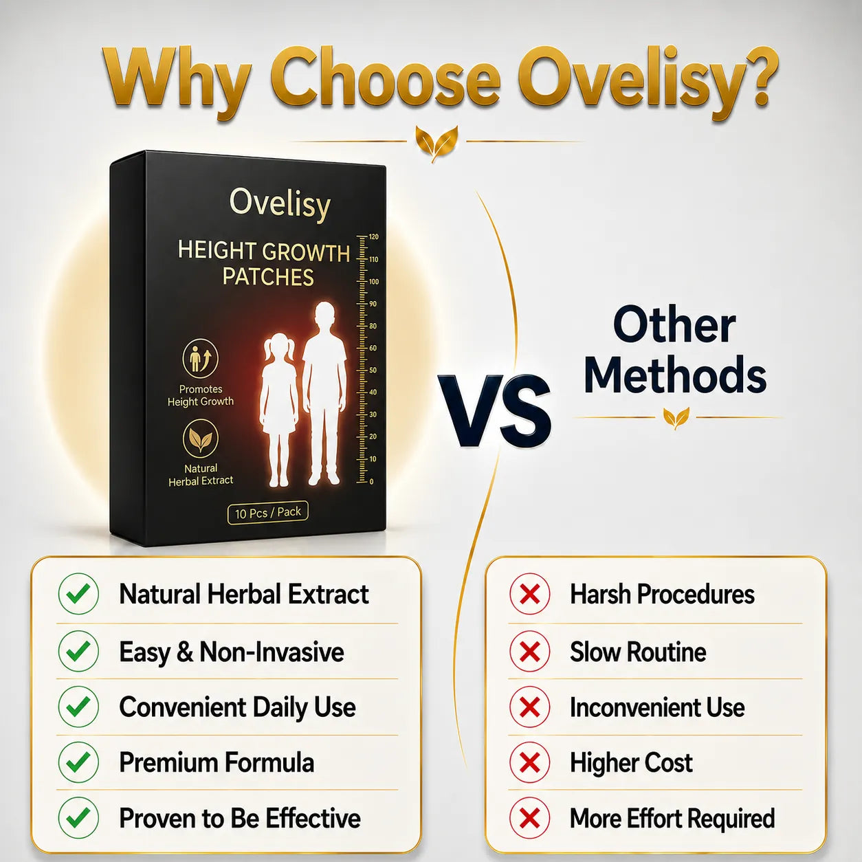 HEIGHT GROWTH  PATCHES  | Ovelisy