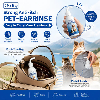 Gentle Pet Ear Wash | Odor-Free Cleaning for Dogs & Cats
