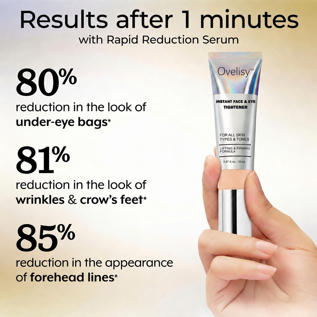 Ovelisy™ Instant Face Temporary Tightener – Instant visible results in 60 seconds