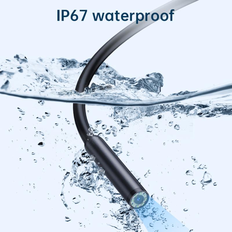 🎁✨HD Endoscope Camera for iPhone & Android – 1920P Inspection Scope with 8 Adjustable LED Lights 🔍📱