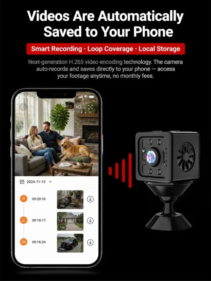 1080P Wi-Fi Surveillance Camera with Night Vision