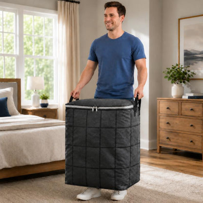 Extra Large Portable Moving Storage Bags with Backpack Straps & Reinforced Handles