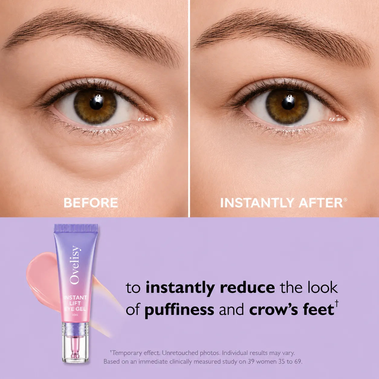 💥LAST DAY SALE-60% OFF- Ovelisy Eye Bag Instant Eraser, Tightens, Firms, & Blurs Wrinkles