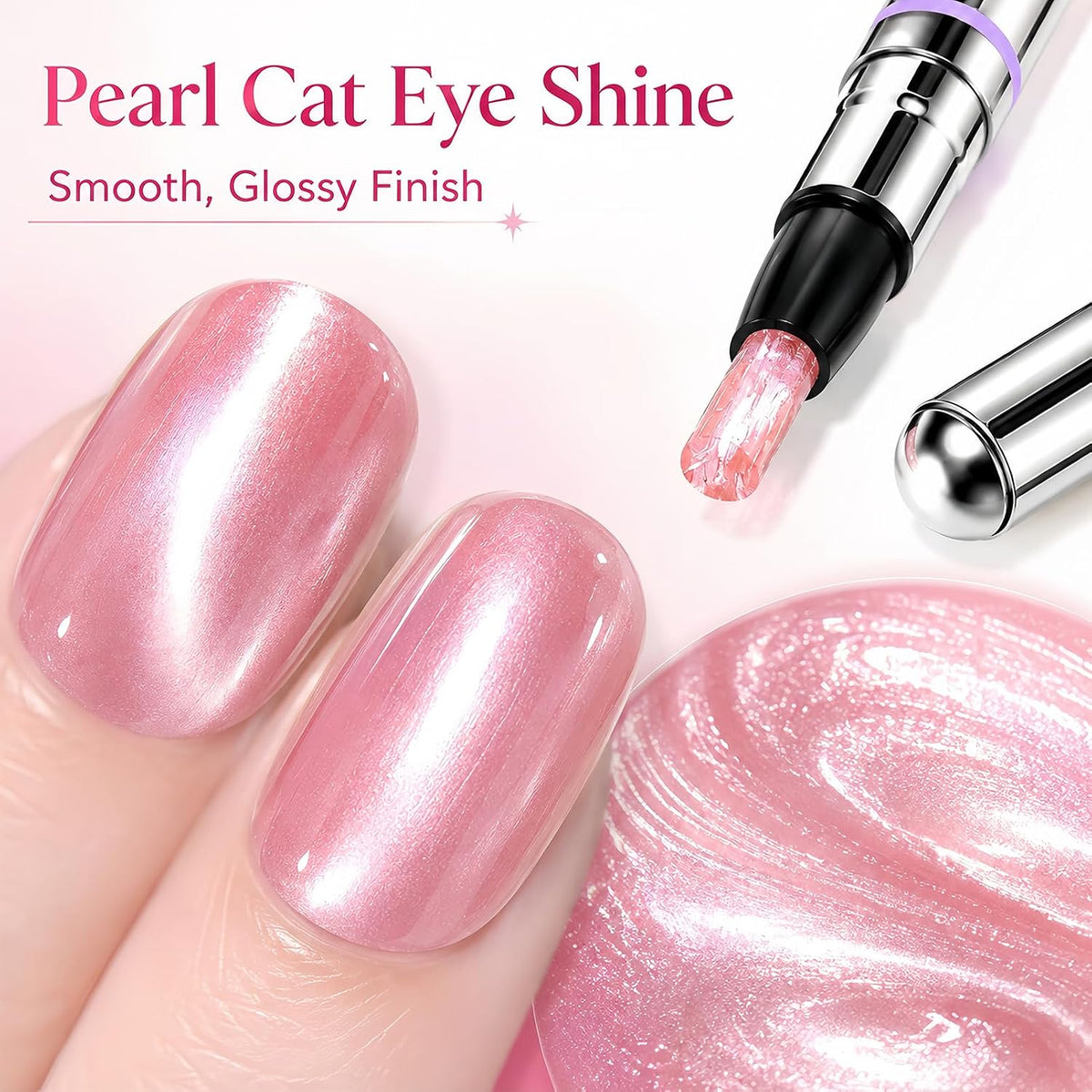🎁Velvet Cat Eye Gel Nail Pen– Easy DIY Manicure Anytime