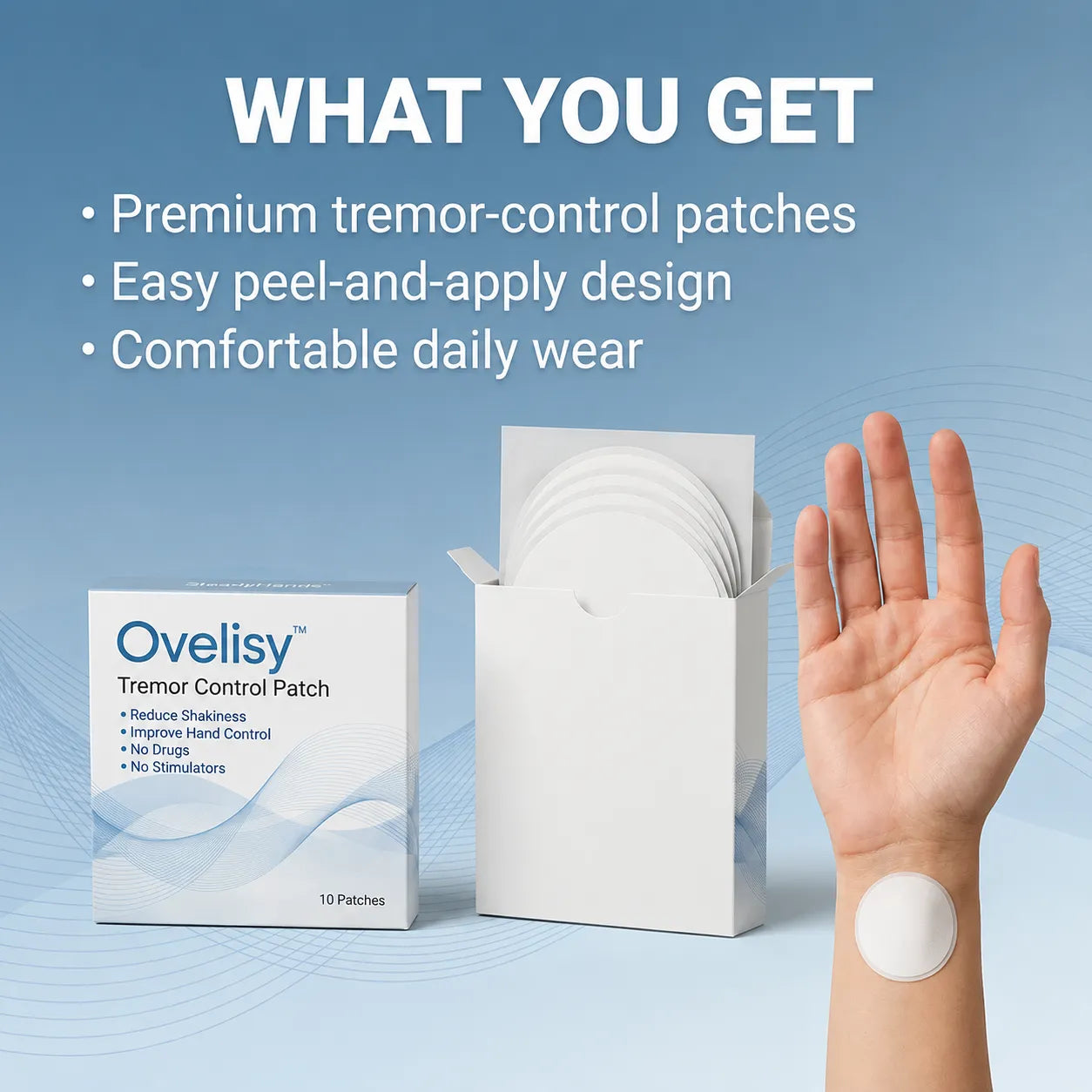 💥110K+ SOLD💕Ovelisy Tremor Control Patch