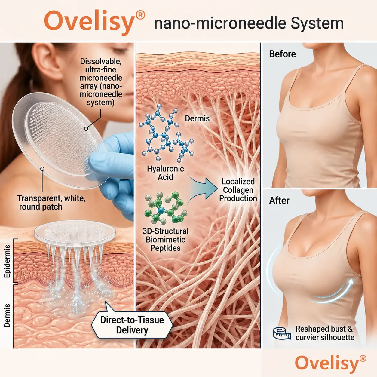 Breast Enhance Mentmicroneedle Patch