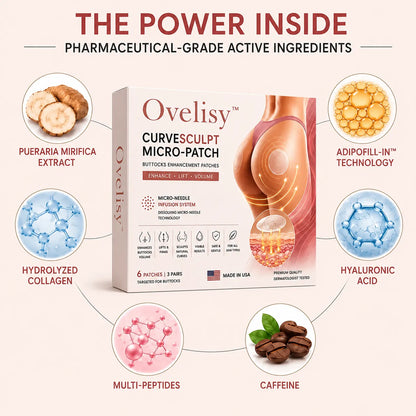 💥Selling out soon🔥-Ovelisy™ CurveSculpt Micro-Patch ✦ Sculpt • Firm • Smooth Lower Body Curves ✦ Micro-Needle Infusion System