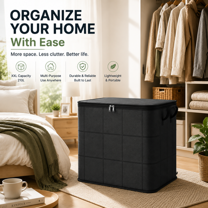 🔥 Hot sell! 🏠 XXL 180L Storage Bag – Large Capacity Moving & Closet Organizer for Quilts, Bedding & Sweaters.