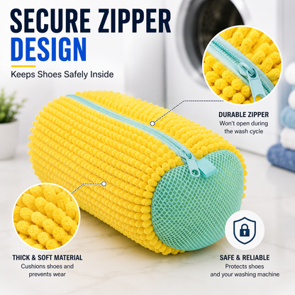 👟 No-Scrub Shoe Washing Bag – Clean & Protect Your Sneakers In The Washing Machine
